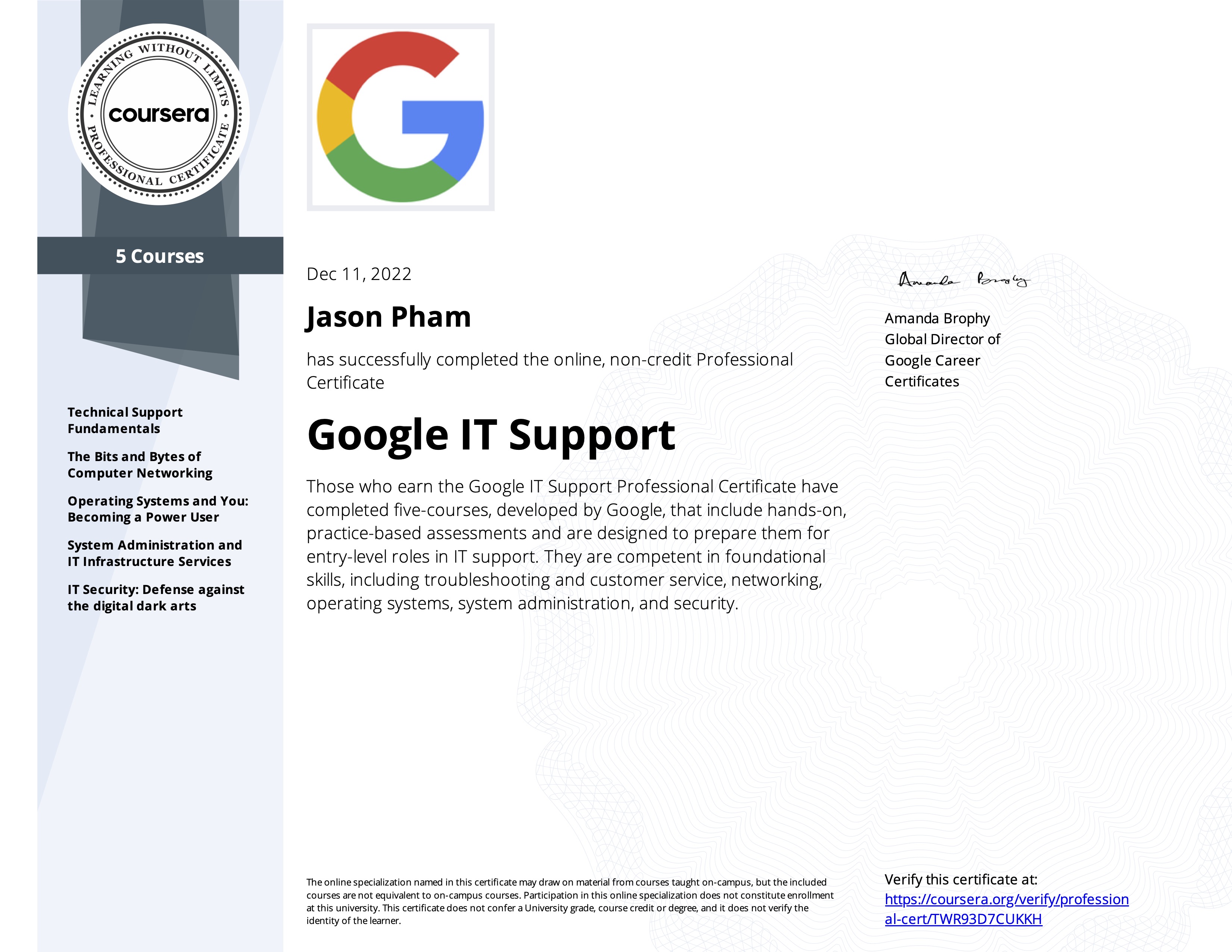 Google Certification